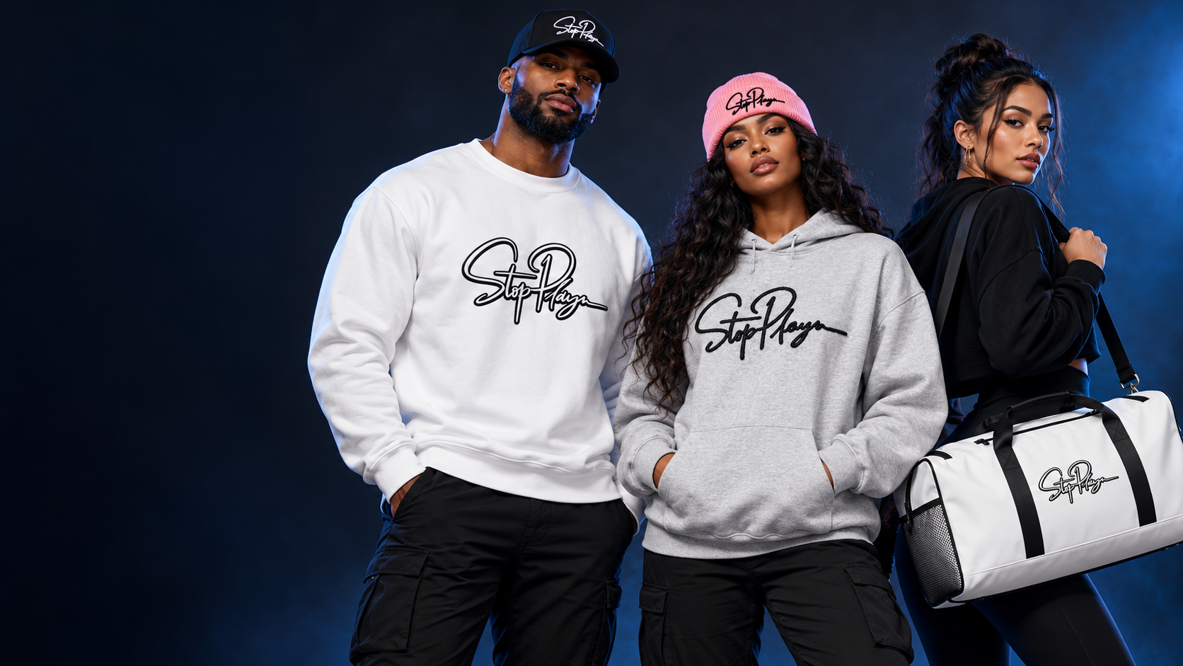StopPlayn signature apparel and accessories campaign
