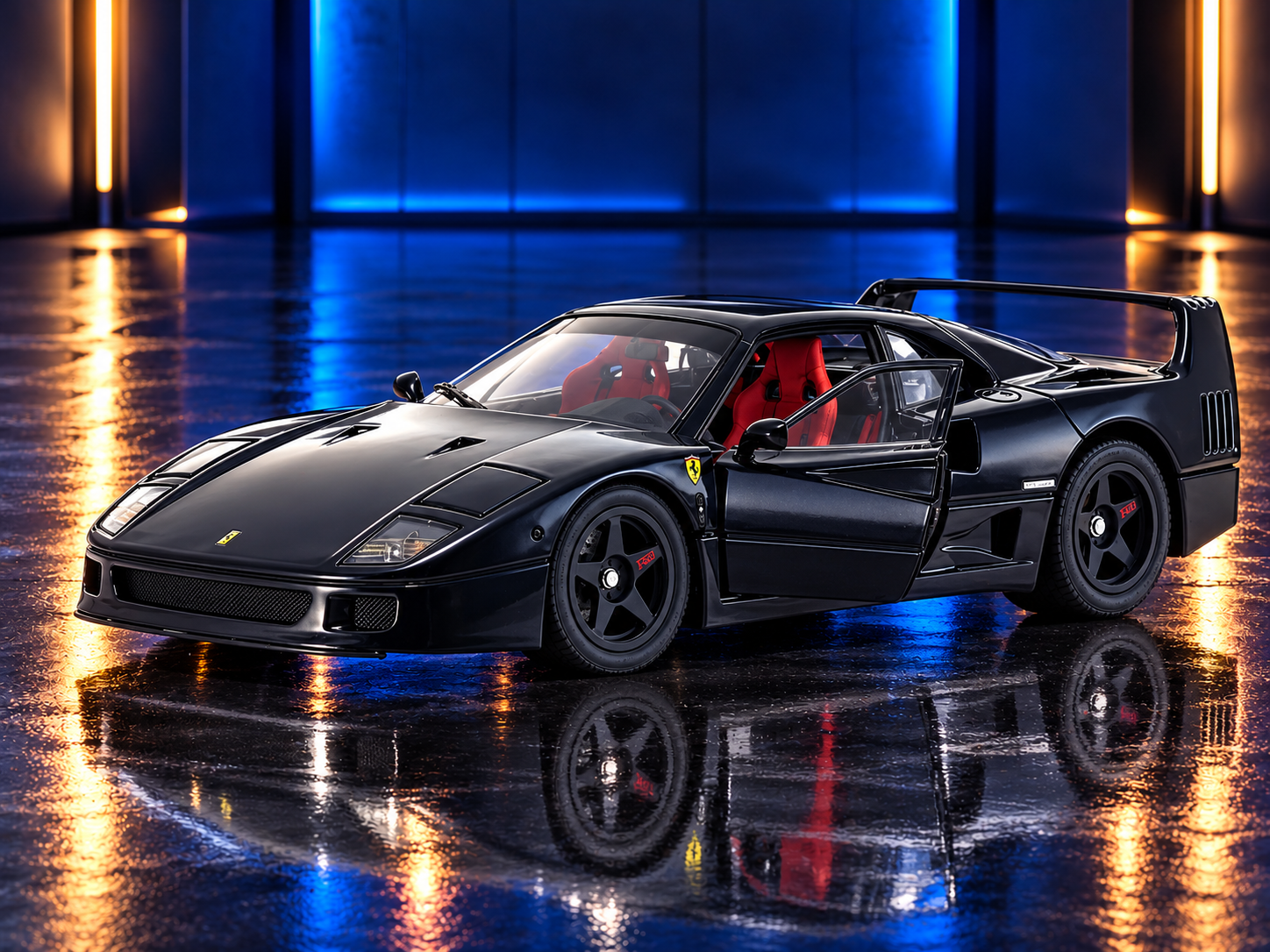Ferrari F40 Black — Kyosho 1:18 collector model