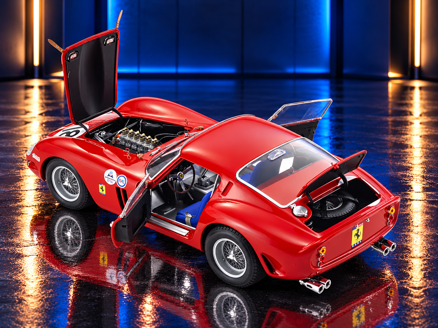 Ferrari 250 GTO #18 Pedro Rodriguez Winner "Daytona 3 Hours" (1963) — Kyosho 1:18 collector model